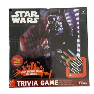 Star Wars Trivia Game Disney Lucas Films  650+ Exciting Trivia Questions –Sealed